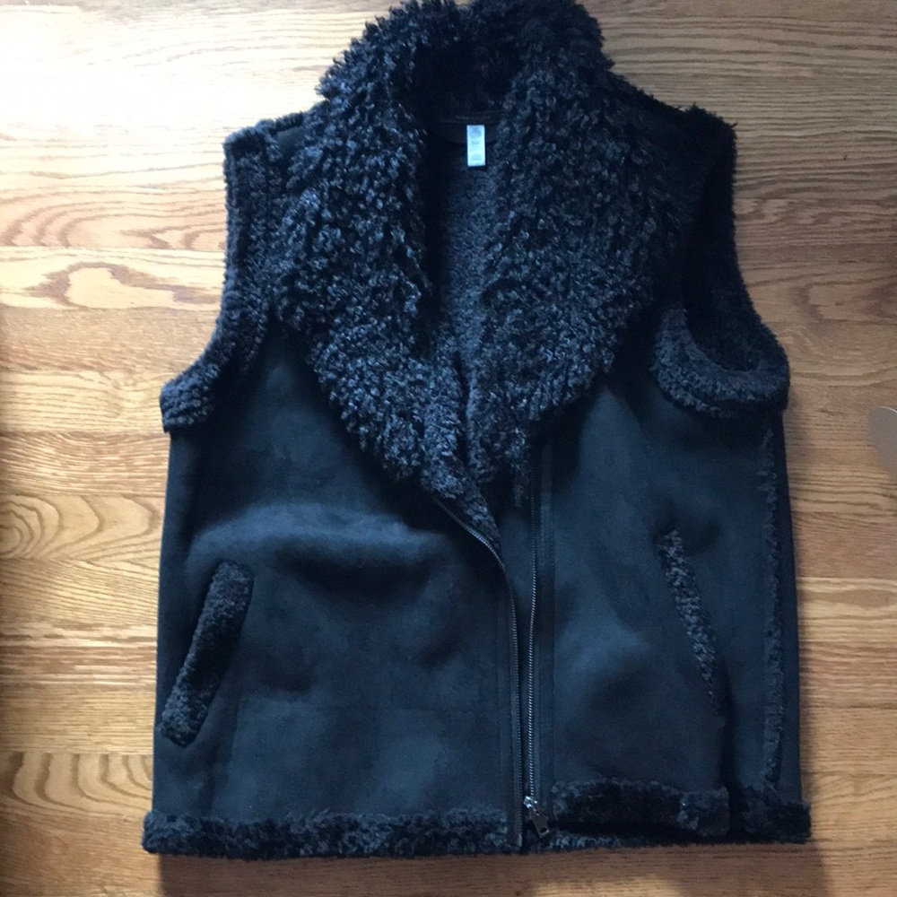 BCBG Maxazria black vest